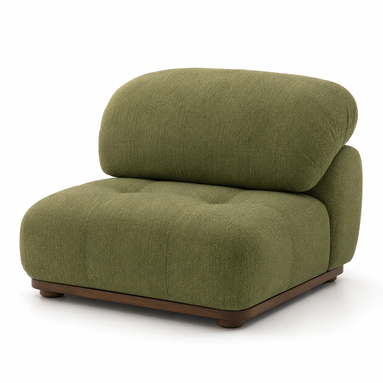 Fotel lounge zielony-MonveraLiving